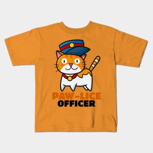 Paw-Lice Officer Kids T-Shirt